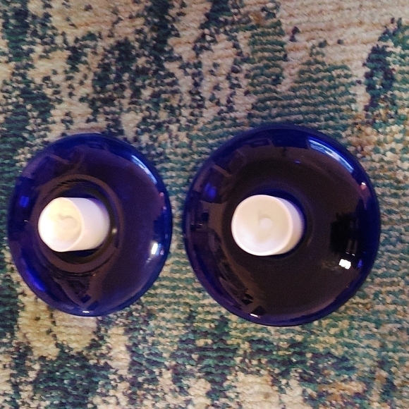Vintage Votive Holders in a beautiful blue glass. - Picture 3 of 8